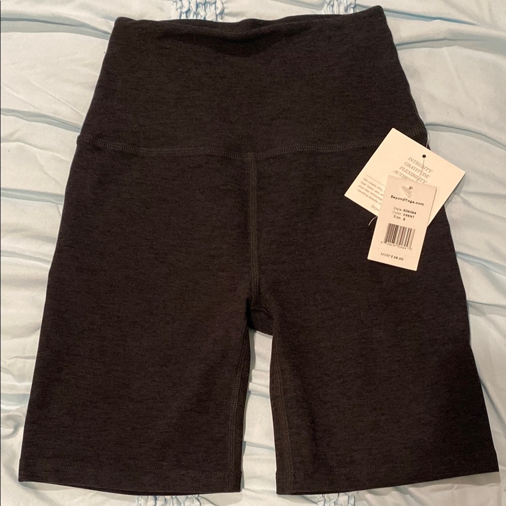 Women's Black High-Waisted workout Shorts